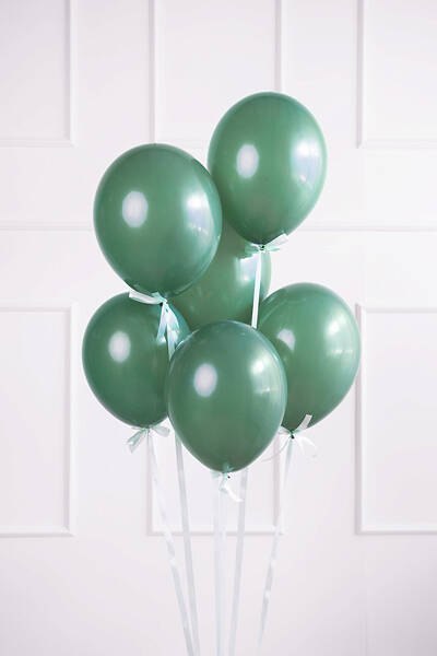 Balony lateksowe Strong Butelowa Zieleń, Pastel Bottle Green, 30cm, 100 szt