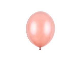 Balony lateksowe Strong, Różowe Złoto, Metaliczne Rose Gold, 12cm, 100 szt.