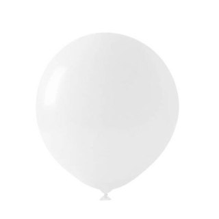 Balony lateksowe białe, 45cm, 15 szt.