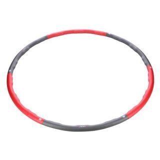 HHP002 RED-GREY HULA HOP 1,2KG 100CM HMS