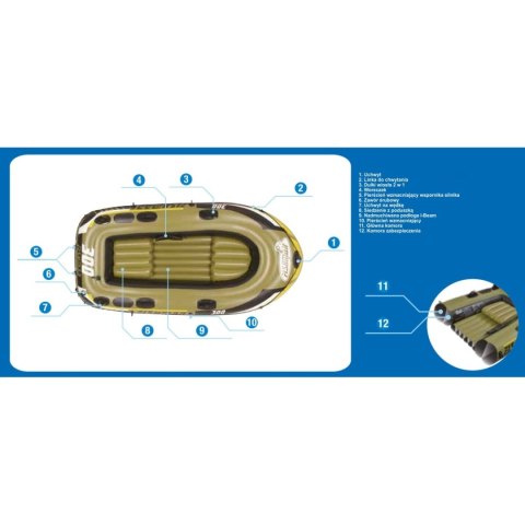 PONTON FISHMAN 300 SET 252X125X26CM