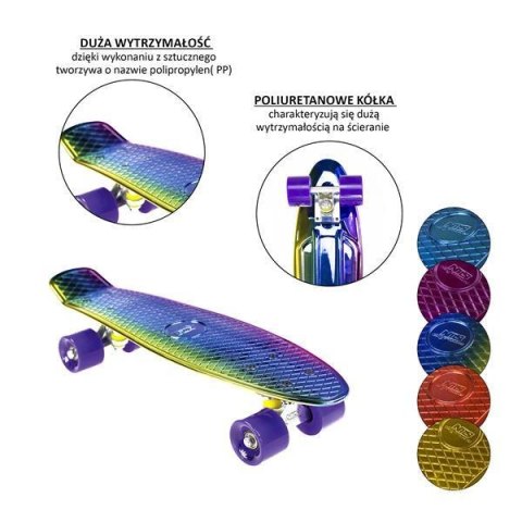 PNB01 BLUE ELECTROSTYLE PENNYBOARD DESKOROLKA NILS EXTREME