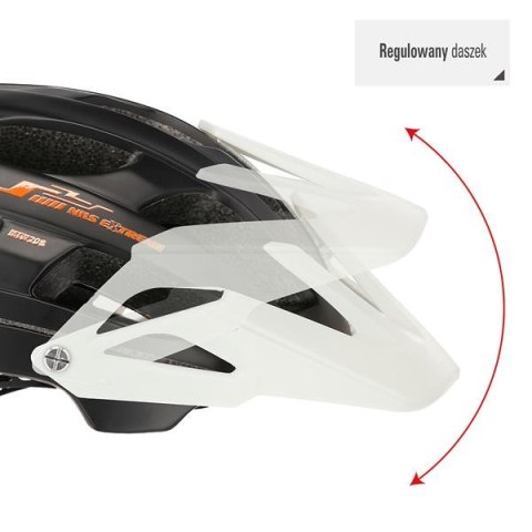 MTW208 CZARNO-BIAŁY ROZM. M (53-58CM) KASK NILS EXTREME