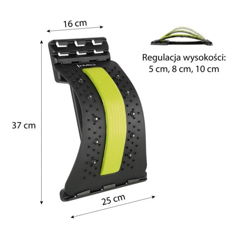 PRP02 GREEN PRZYRZĄD DO ROZCIĄGANIA PLECÓW Z MAGNESAMI HMS