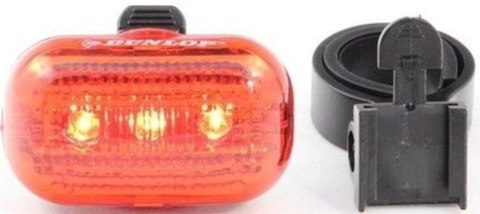 ZESTAW LAMP ROWEROWYCH LED PRZÓD + TYŁ DUNLOP