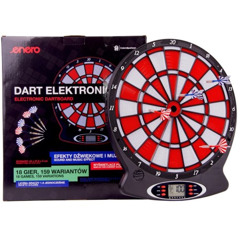 DART ELEKTRONICZNY ENERO 43 CM CZERWONY