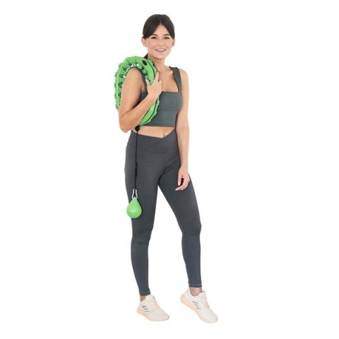 HHW12 PLUS SIZE HULA HOP GREEN Z WYPUSTKAMI I OBCIĄŻNIKIEM HMS