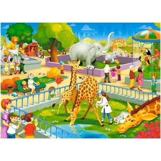 Puzzle układanka 60el. Zwierzęta safari zoo 5+ CASTORLAND