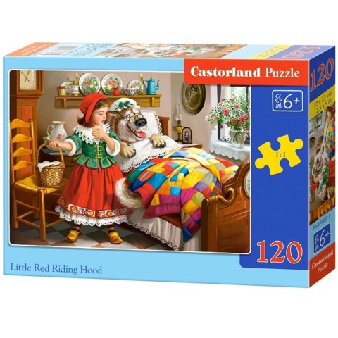 Puzzle układanka 120 elementów Czerwony Kapturek 6+ CASTORLAND