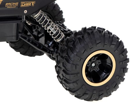 Samochód zdalnie sterowany na pilota RC Rock Crawler 1:12 4WD METAL czarny