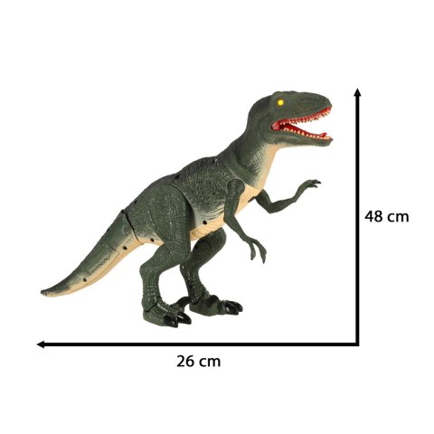 Dinozaur zdalnie sterowany na pilota RC Velociraptor + dźwięki