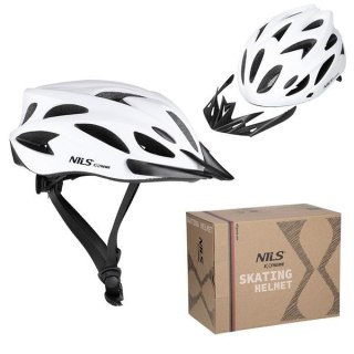 MTW291 KASK BIAŁY ROZM. L (55-61CM) NILS EXTREME