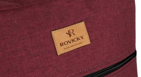 Materiałowy plecak podróżny z uchwytem na walizkę - Rovicky