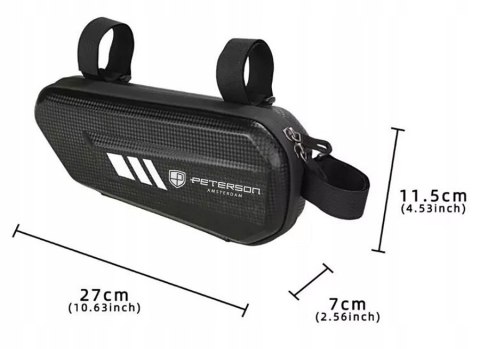 Wodoodporna torba rowerowa pod ramę - Peterson