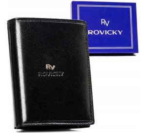 Elegancki, skórzany portfel męski - Rovicky