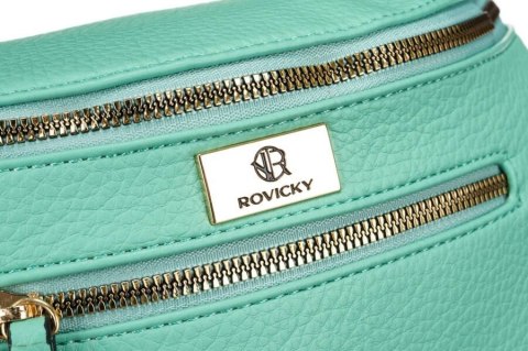 Saszetka damska crossbody ze skóry ekologicznej - Rovicky